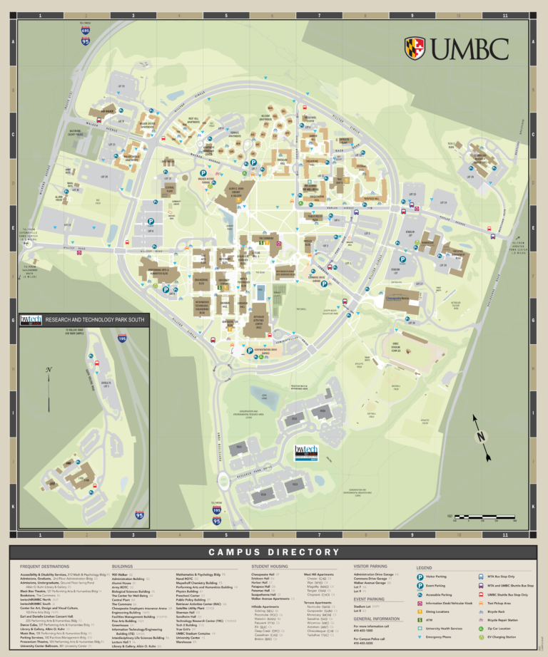 Parking & Campus Map – Earth Day Symposium (EDS) - UMBC
